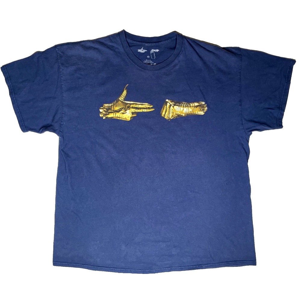 Run the Jewels Official Navy Blue Mens Size 2XL T-shirt Legend Has It 2016 EL-P